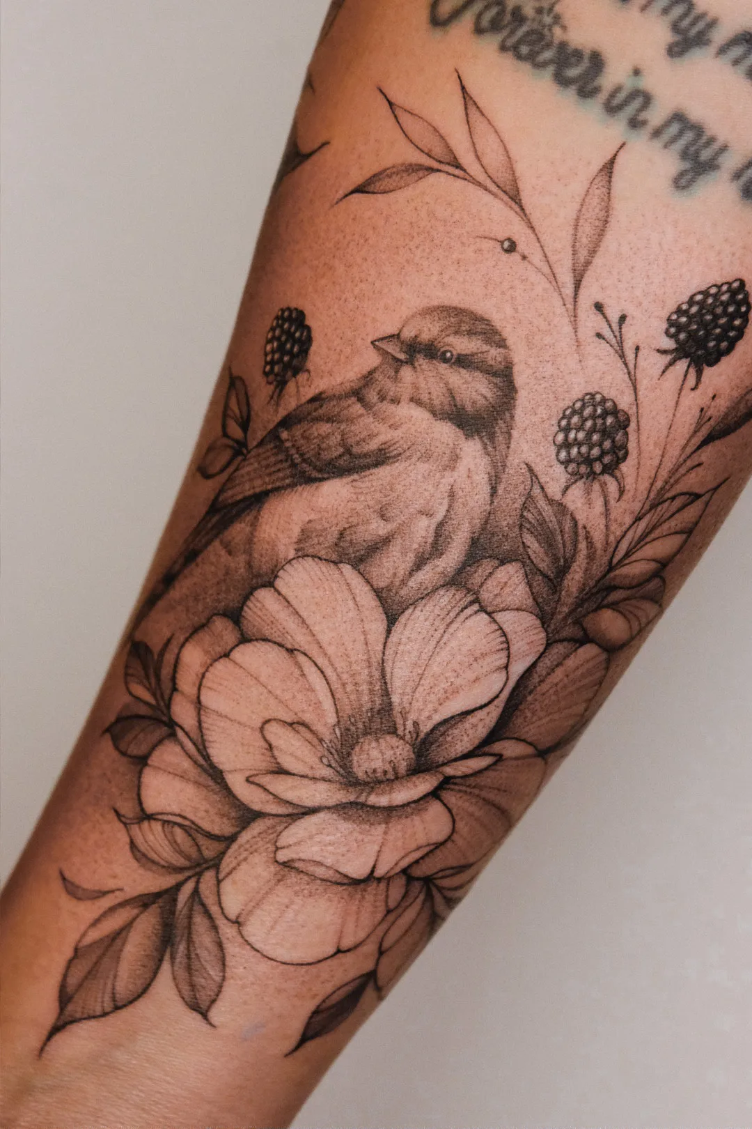 fine line on the arm