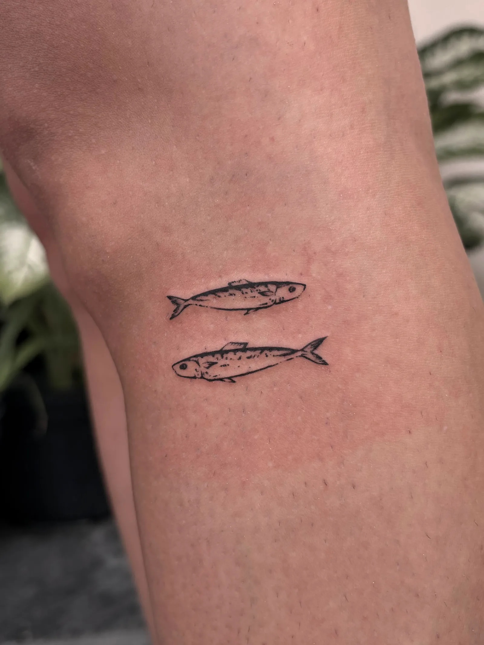 Fine line Balinese tattoo on the arm