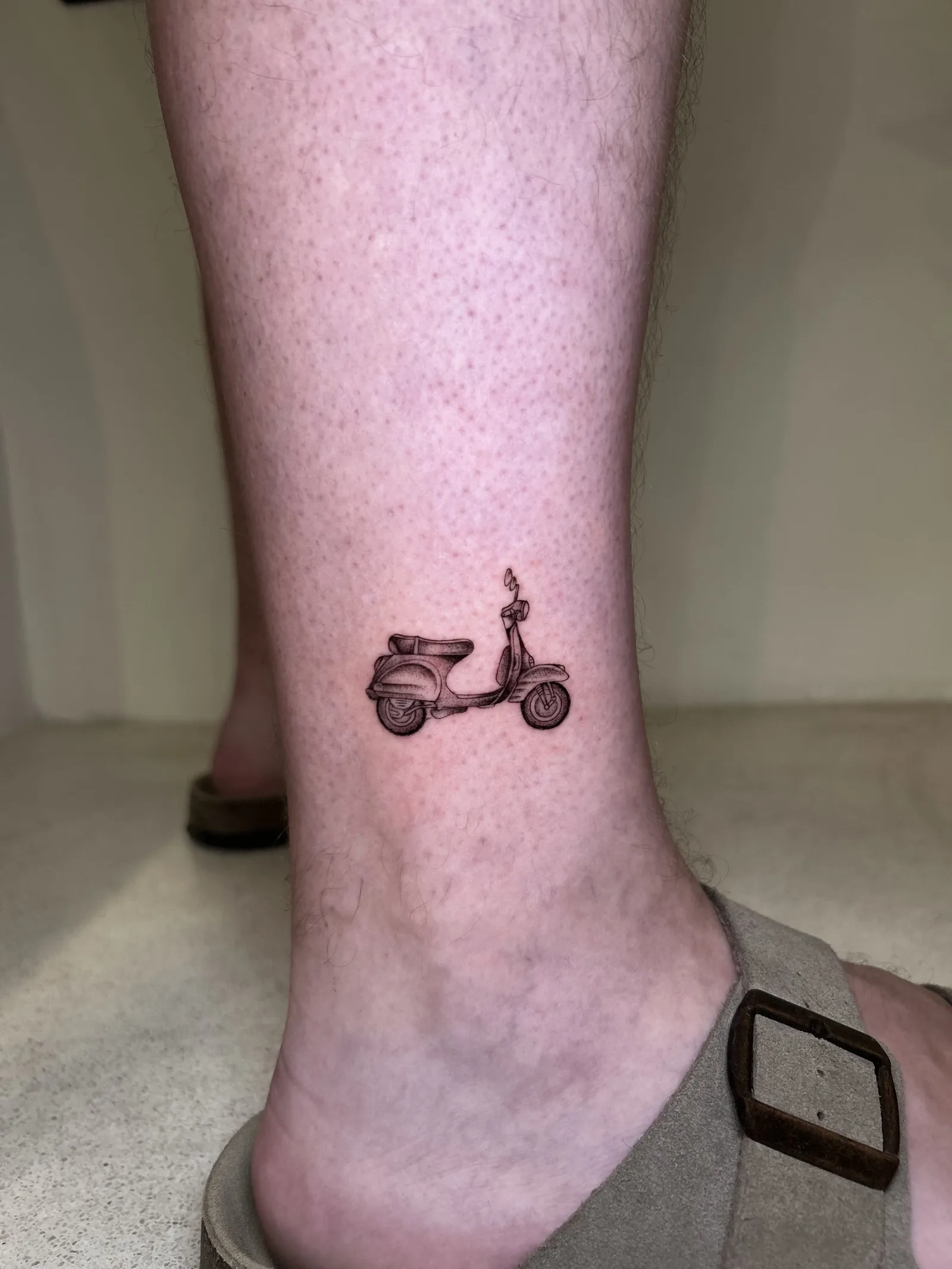 Micro-realism Balinese tattoo on the arm