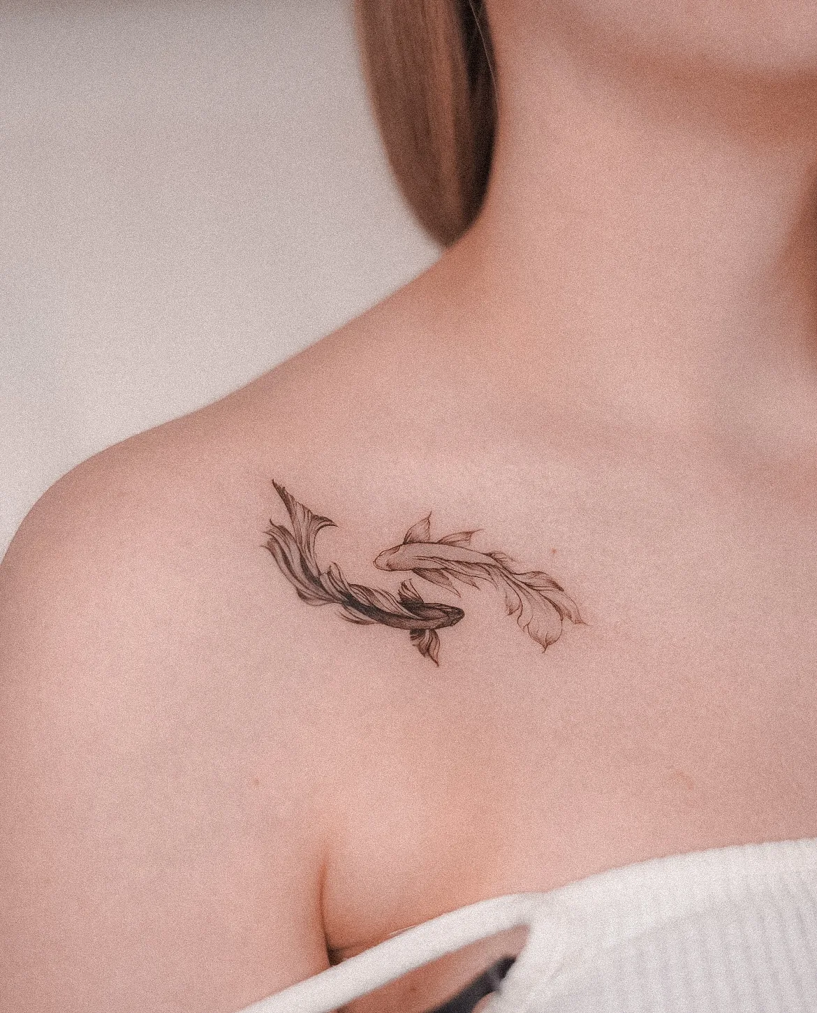 fine line on the arm