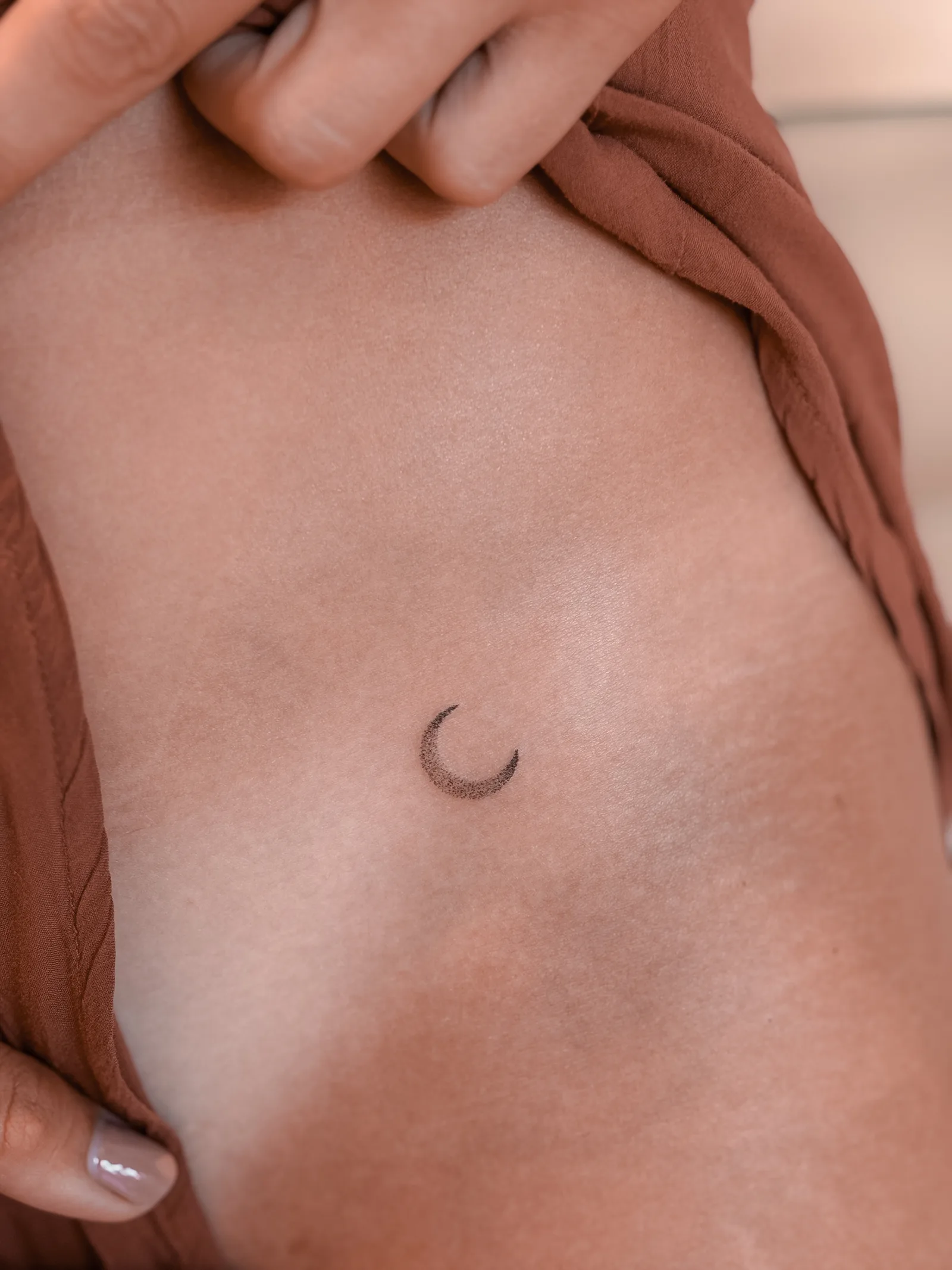 Fine line tattoo on the arm