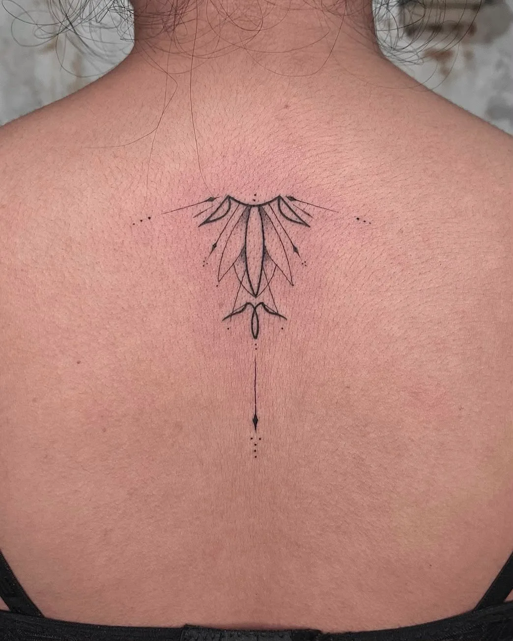 Fine line tattoo on the arm