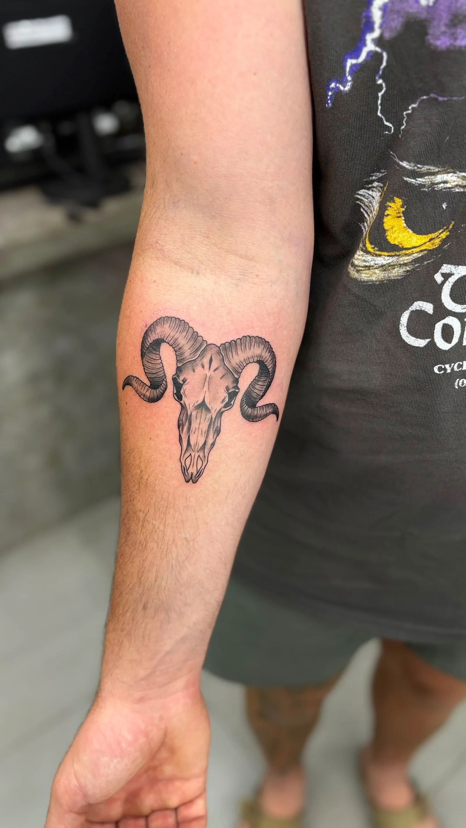 Micro-realism portrait tattoo on the arm