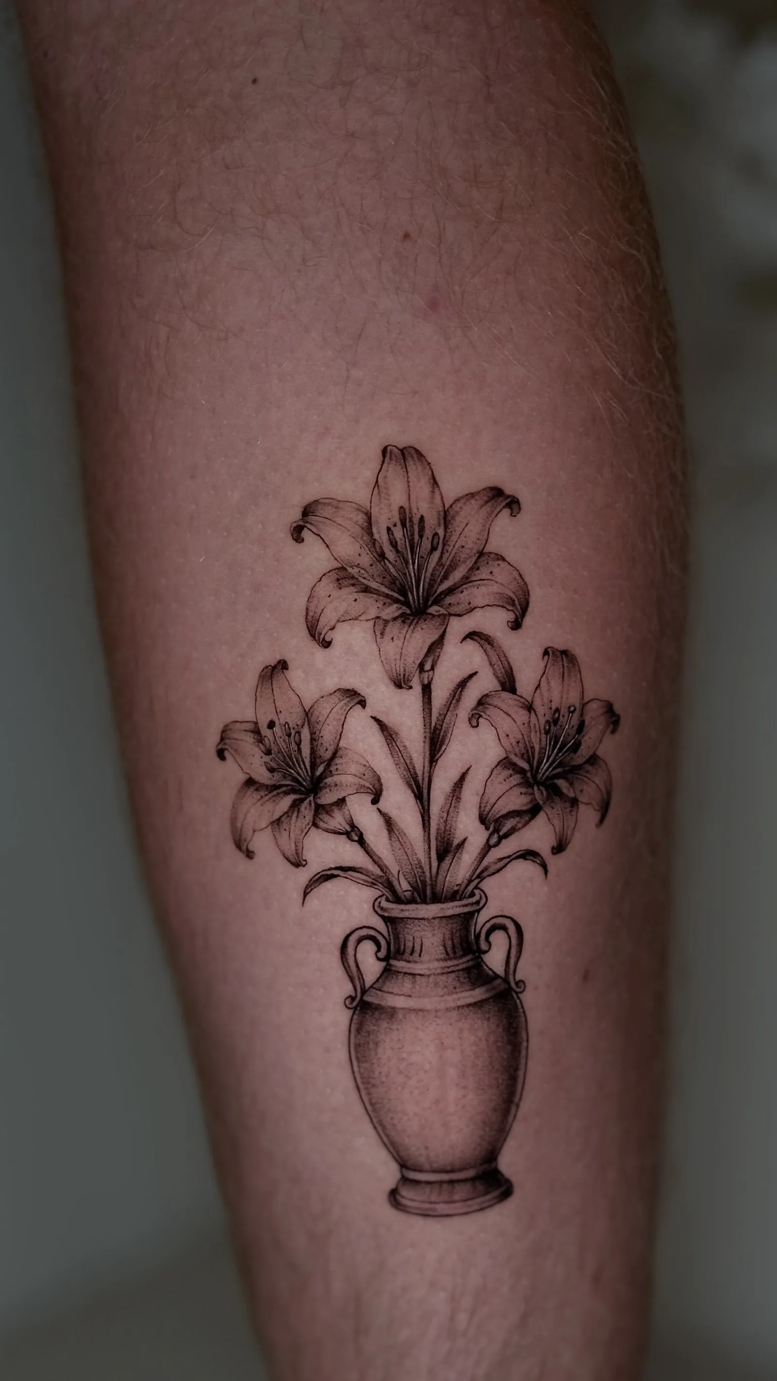 Micro-realism tattoo on the arm