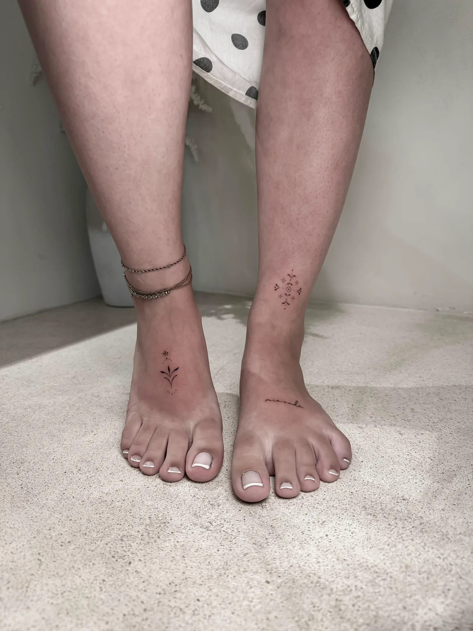 blackwork geometric on the arm