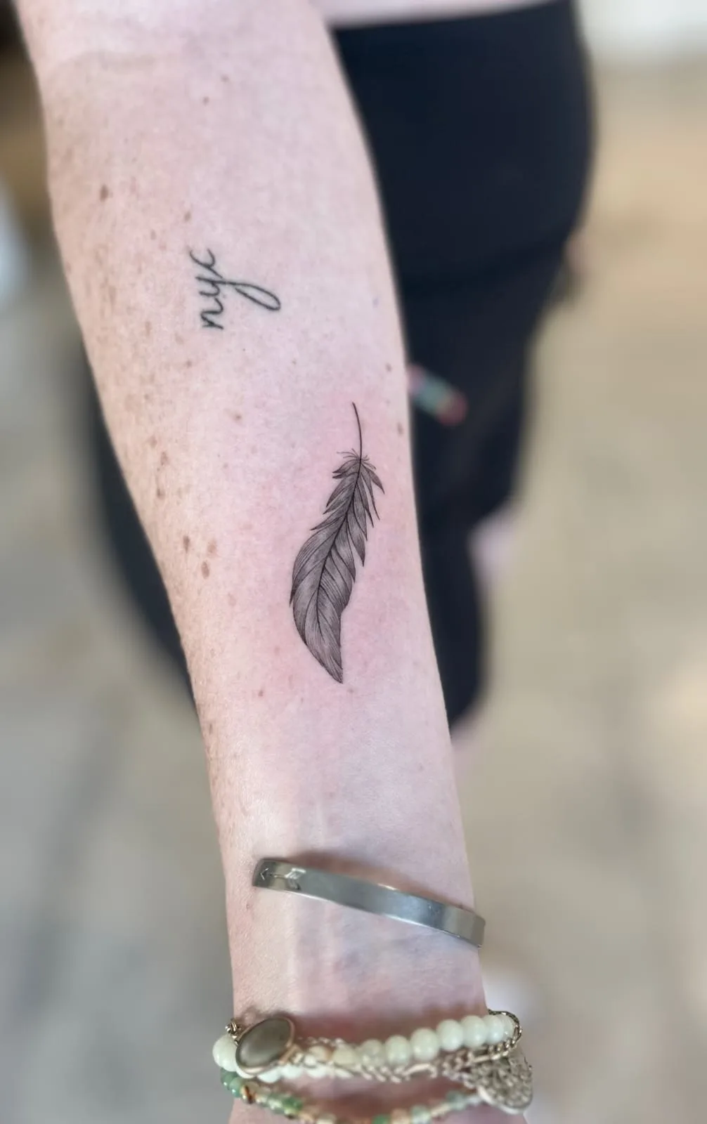 Realism portrait tattoo on the arm