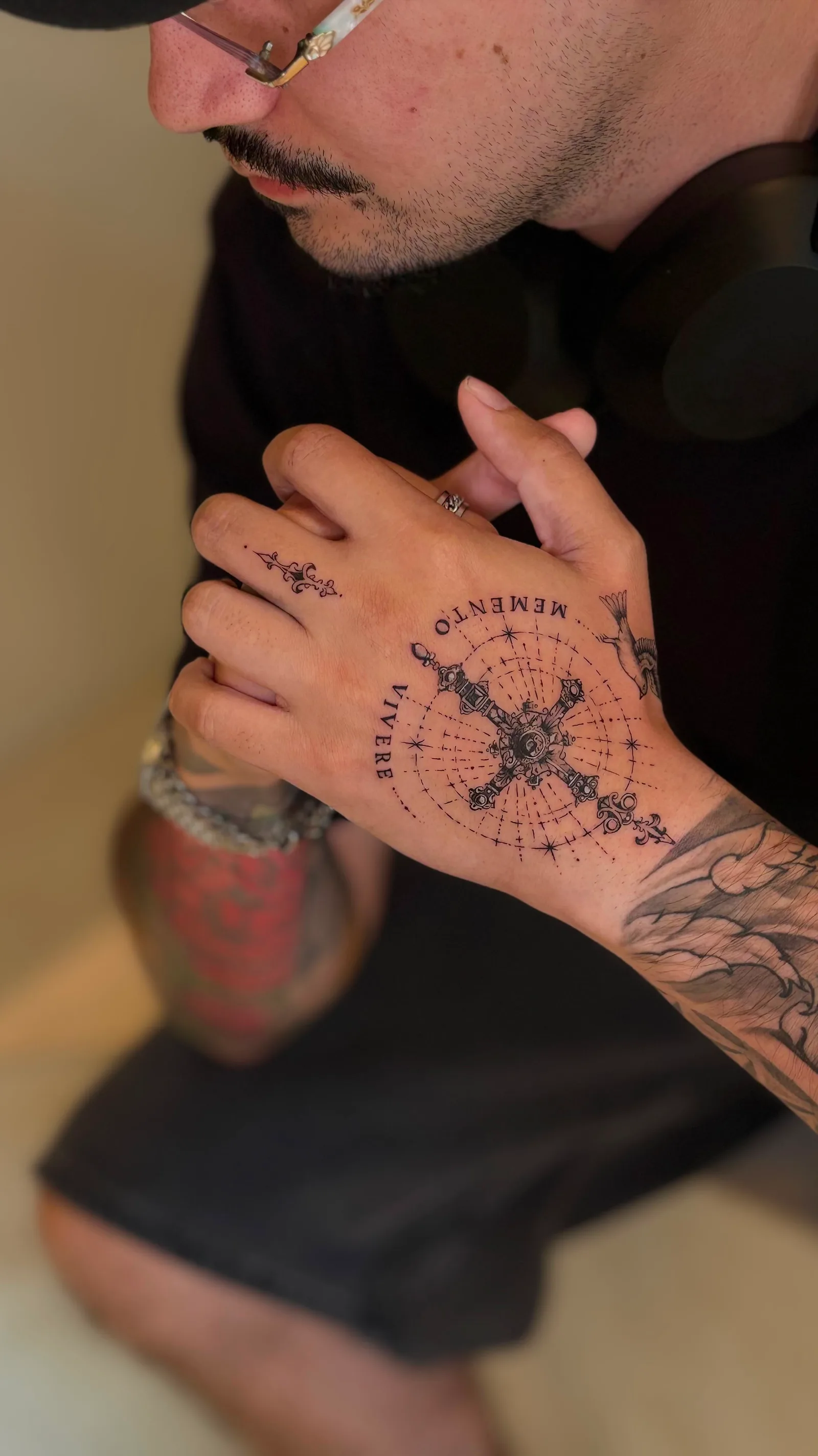 Realism abstract tattoo on the arm