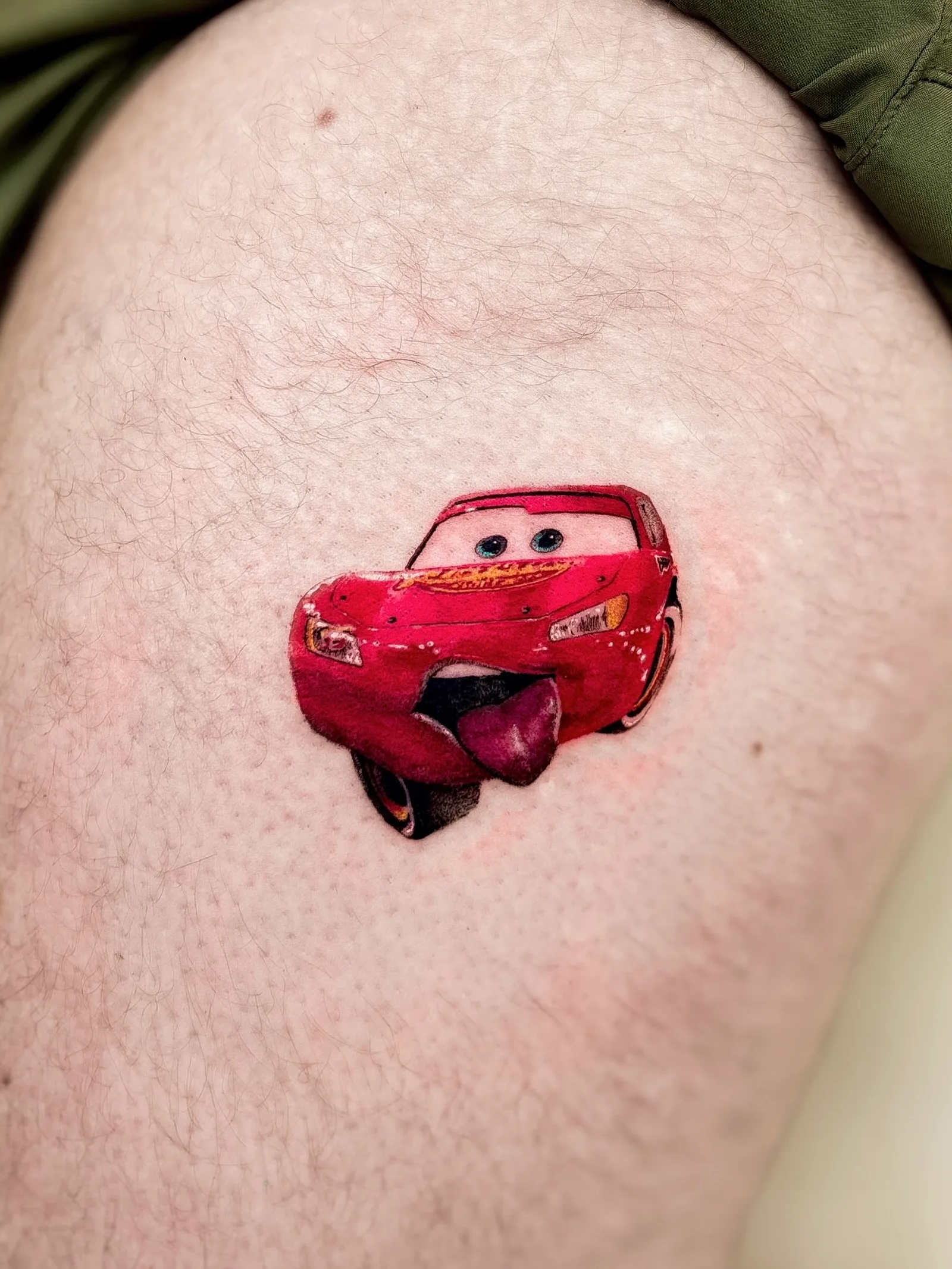 Realism portrait tattoo on the arm