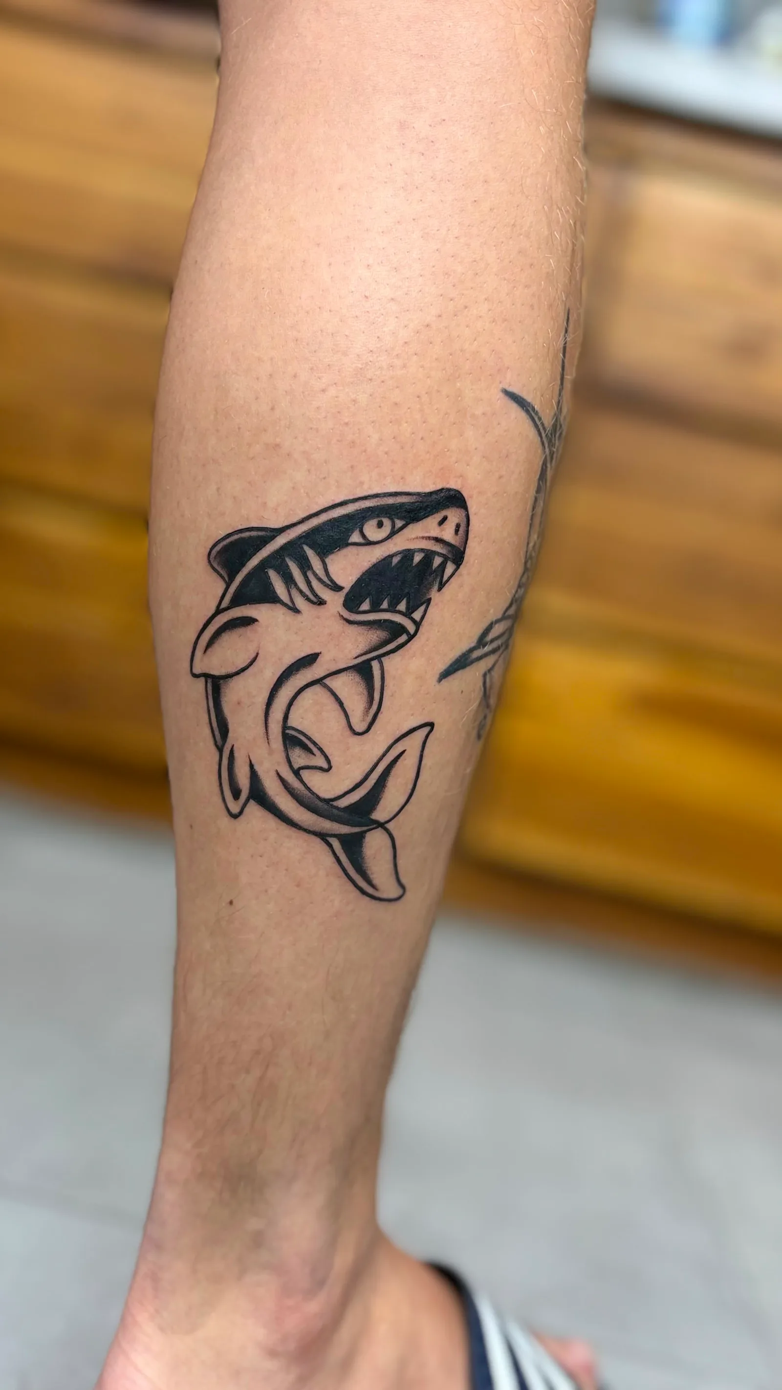 traditional on the arm