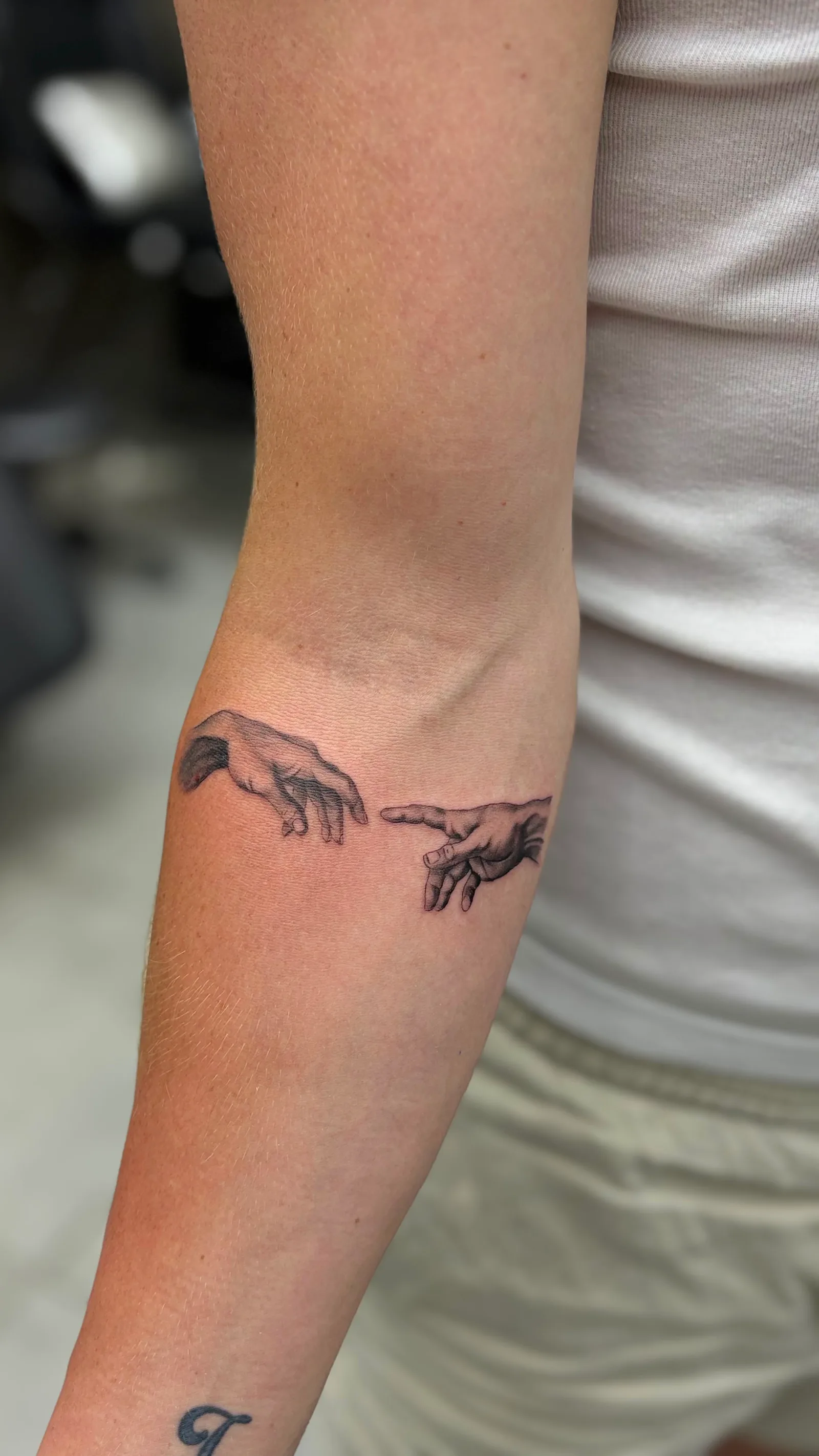 traditional on the arm