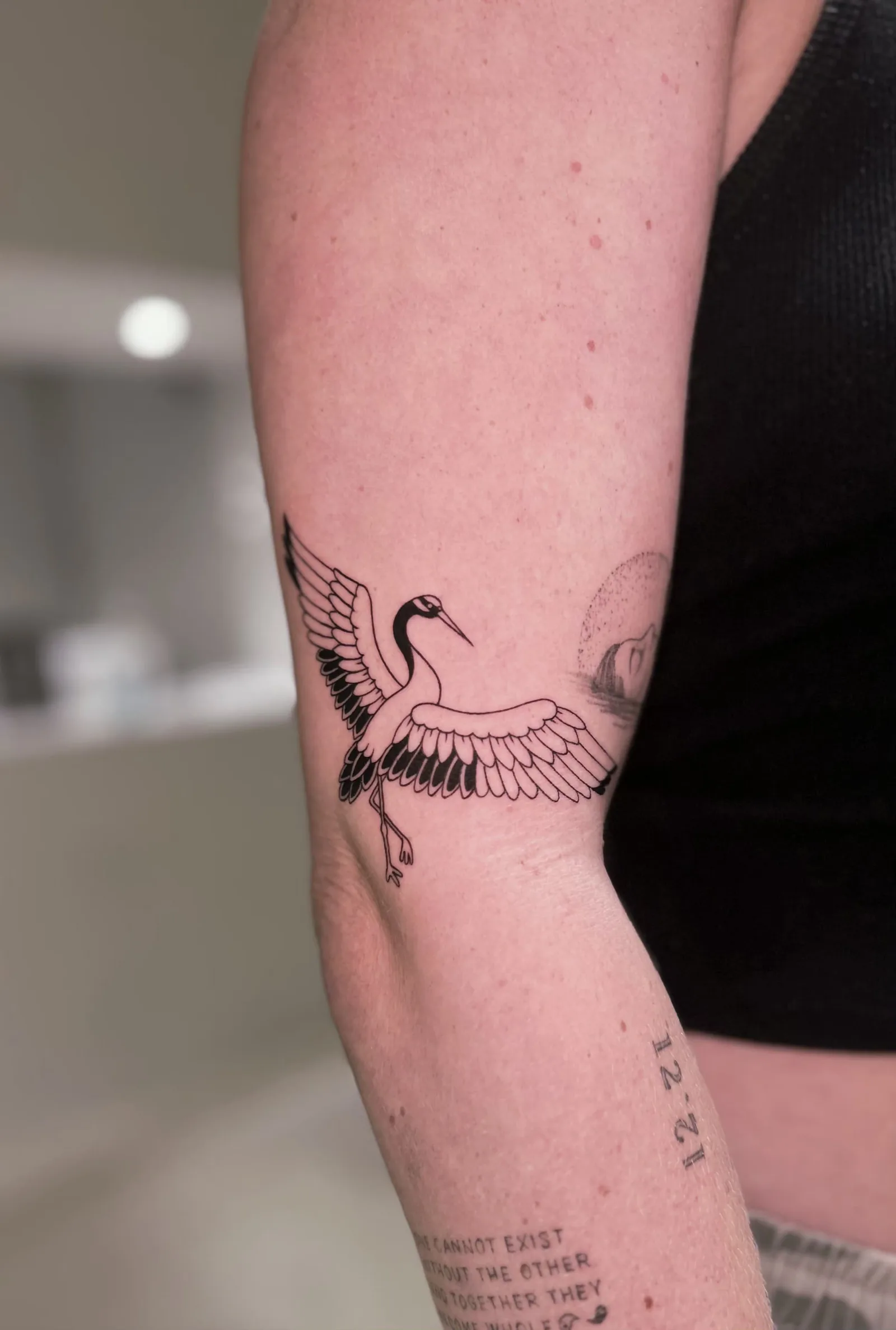 traditional on the arm